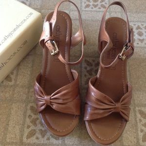 Cathy Jean Wedge Sandals 9